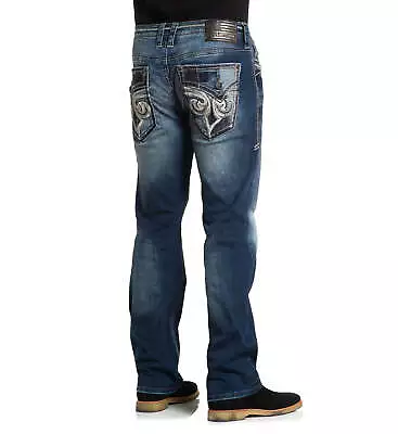 Affliction Men's Denim Jeans ACE OBERON Blue • $79.95