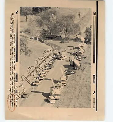 Aerial News Reporters Parked MICHAEL JACKSON's Neverland Ranch 1993 Press Photo • $65