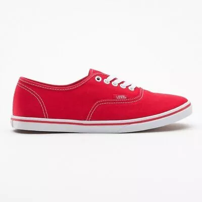 Vans Shoes Authentic Lo Pro Red/true White Skate Skateboard Surf Kingpin Store • $54.99