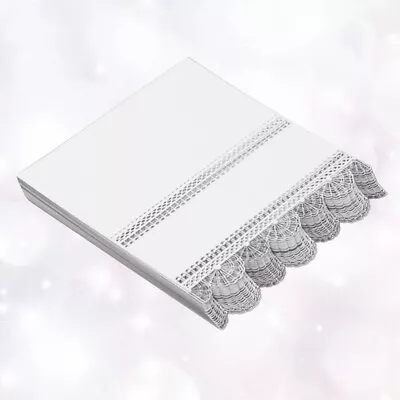  50pcs Place Cards Wedding Place Cards Hollow Place Cards Lace Stereo Table • £9.79