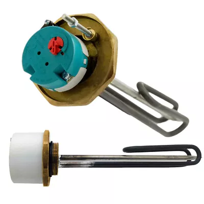 Castle - 3kW Direct Immersion Heater Element & Thermostat • £26.97