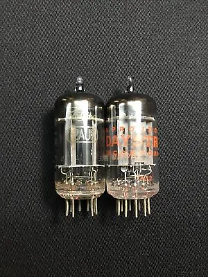 $32.95 • Buy MATCHED PAIR TOSHIBA 12AU7 Audio Amplifier VACUUM TUBES Japan Tested 9.7025-D