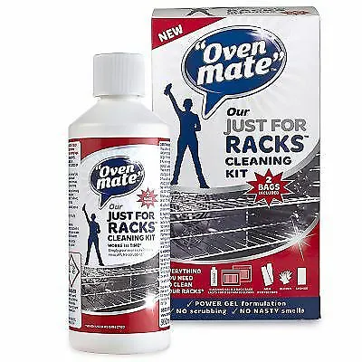 £9.79 • Buy Oven Mate Racks Cleaning Gel Kit Oven Cooker BBQ Grill Hob Cleaner Grease Remove