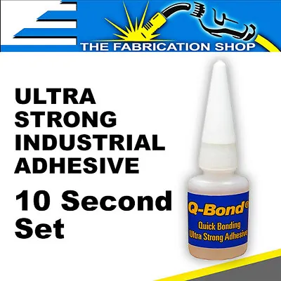 Q-Bond 10ml Superglue Adhesive Glue Quick Bond Acrylic Rubber Clear Dry QB4 • $21.50