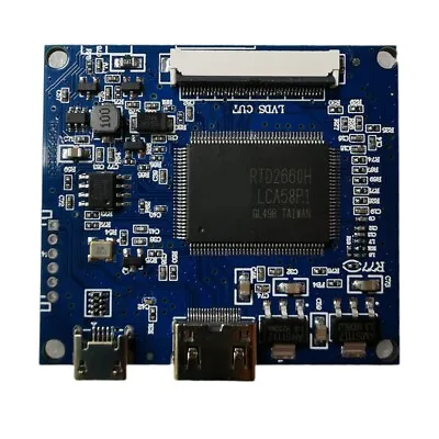 HDMi-Compatible Controller Board For TTL 50Pin 1024x600 1024x768 LCD Screen Pane • £11.82