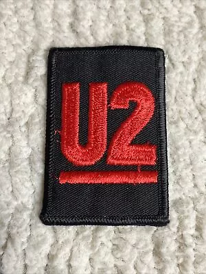 RARE True Vintage U2 80s Rock Patch Jacket Concert RARE Bono Metal 1980s NOS 3” • $14.99