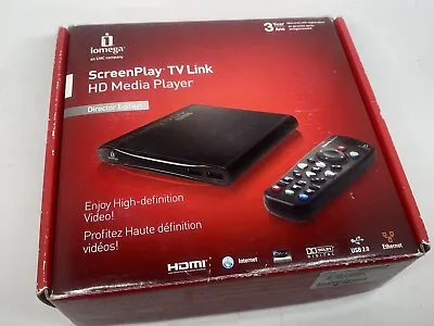 New Open Box Iomega ScreenPlay TV Link Director HD Multimedia Player USB • $44