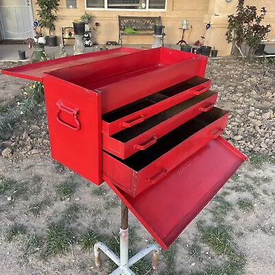 Vintage Rare Snap-On 3Drawer Tool Box 24”L X 9”W X 11” HWeights 36 Lbs • $140