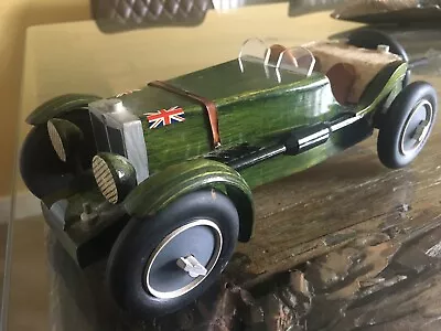 Vintage 1970's Wooden Racing Car MG K3 Le Mans By Ryk Heuff And Signed • $59.68