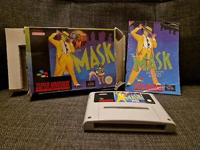 The Mask Snes Game In Box Pal Uk • £40