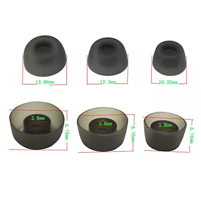 $9.99 • Buy Silicone Ear Tips In-Ear For Jabra Elite 75t/65t/Active/Sport Evolve Earphone