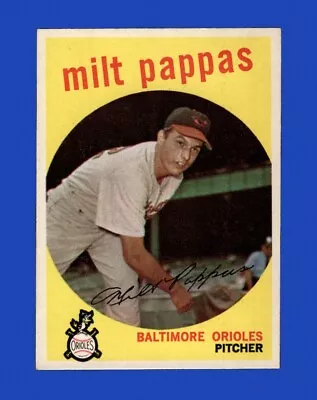 1959 Topps Set-Break #391 Milt Pappas EX-EXMINT *GMCARDS* • $0.79