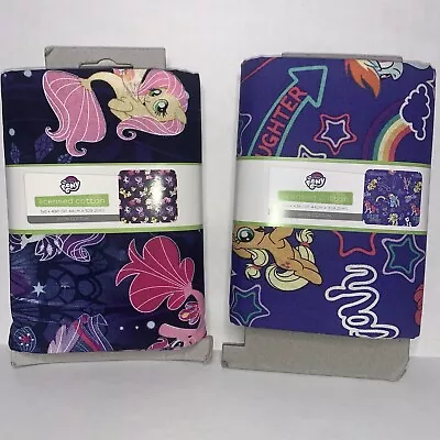 My Little Pony Mermaids 100% Cotton Fabric Purple 1 Yard X 43 Inches LOT Of 2 • $12.99