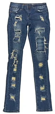 VIP JEANS SZ 3/4 Stretch Skinny Deconstructed  • $17.50