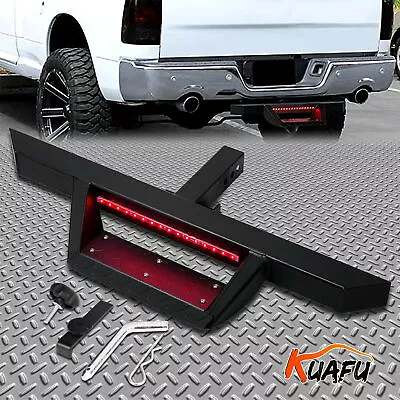 Universal For 2'' Trailer Tow Hitch Step Bar W/ Brake Light Tailgate Guard • $65.88