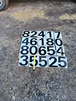 Gas Station Signs Numbers Vintage • $30