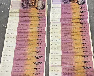 $89.95 • Buy 1x RAREST Australian Paper Five Dollar Banknote, 1967 Coombs Randall $5 Note EAK