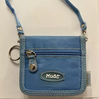 Vintage90’s/ Y2K Mudd Mini Messenger Bag Crossbody Purse Wallet Blue • $28.99