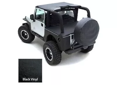 Smittybilt Standard Bikini Top Vinyl Black For 1987-91 Jeep Wrangler YJ • $69.99