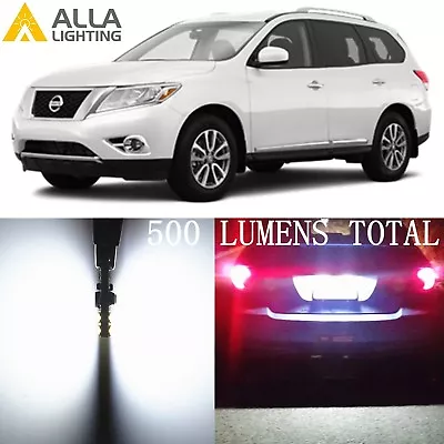 Alla Lighting License Plate Light 2825 168 White LED Bulb Tag Lamps For Nissan • $11.98