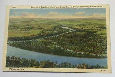 Vintage Postcard ~ Loyalsock & Susquehanna Jct ~ Montoursville Pennsylvania PA • $4.95