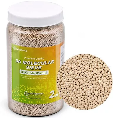 2 LBS 3A Molecular Sieve Desiccant Beads Dehumidifier Moisture Absorbers • $32.59