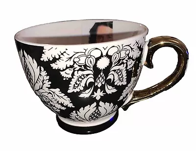 Laurence Llewelyn Bowen Mug Cup ‘House Of LLB’ Black White & Gilt NEW/ TAGGED • £14.99