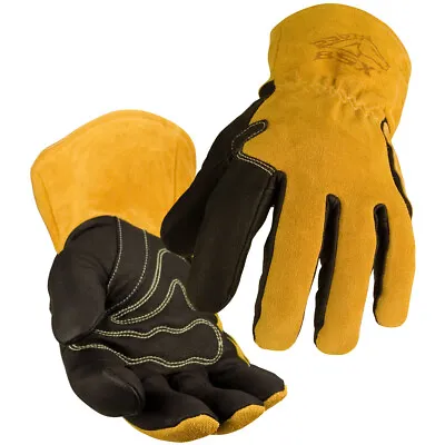 $23.95 • Buy Revco Black Stallion Premium Grain Pigskin BM88 MIG Welding Gloves - Medium