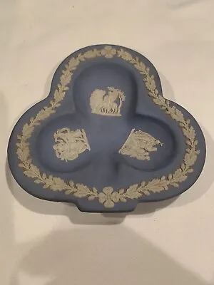 $12.99 • Buy Vintage Wedgwood Blue Clover Ashtray #77 Made In England