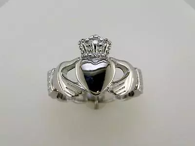 Braided Band Claddagh Ring Stainless Steel  • $12.99