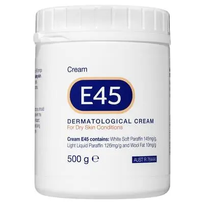 E45 Moisturising Cream For Dry Skin & Eczema 500g • $23.99