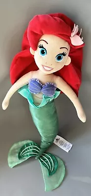 Disney Store Ariel Plush 16” Doll Toy The Little Mermaid Princess Soft (D) • $12.20