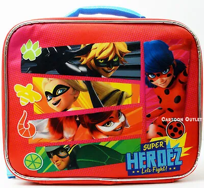 Miraculous Ladybug Rectangle Lunch Bag Lunch Box Birthday Gift Original New • £12.59