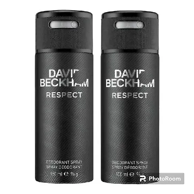 Mens David Beckham Respect Body Spray Deodorant 2 X 150ml • £16.99