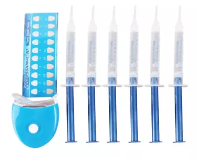 $14.99 • Buy Teeth Whitening Kit 5 Gel Pack LED Dental Care LED Whitener Bleaching Peroxide