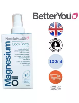 BetterYou Natural Magnesium Chloride Oil Body Spray For Muscle Joint - 100ml • £8.49