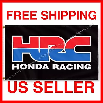 HRC Honda Racing Dirt Bike ATV Banner Flag 3x5 Ft Garage Wall Decor Sign Gift • $13.77