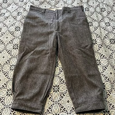 Vintage 60s 70s WOOLRICH USA Men’s 36 Wool Tweed Breeches Knickers Pants • $34.99