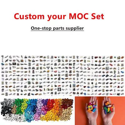 Custom Pieces Bricks Plate & Parts For DIY Project / MOC Set / Designer • $387.15