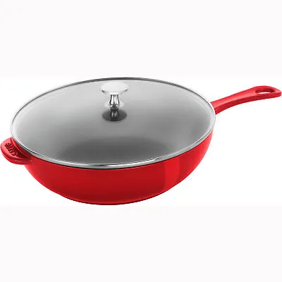 STAUB Cast Iron 2.9-qt Daily Pan With Glass Lid • $169.95