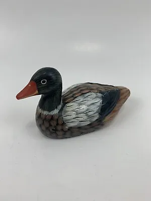 Vintage Miniature Wooden 5” Hand Painted Decoy Duck • $13.99