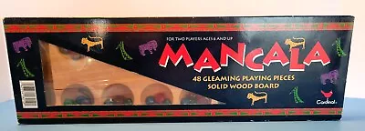 Cardinal Mancala Game Solid Wood Board NEW VINTAGE 1995 NOS • $20
