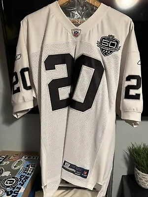 Vintage Authentic Darren McFadden Oakland Raiders White NFL Reebok Jersey Sz 50 • $170