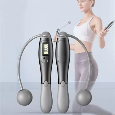 Skipping Rope Wireless Skip Rope Smart Electronic Digital Lose Weight Cordless • $13.84