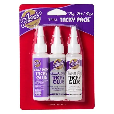 Aleene’s Trial Tacky Pack Quick Dry Tacky Glue • £8.99