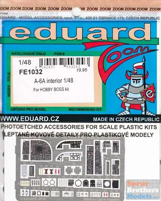 EDUFE1032 1:48 Eduard Color Zoom PE - A-6A Intruder (HBS Kit) • $24.79