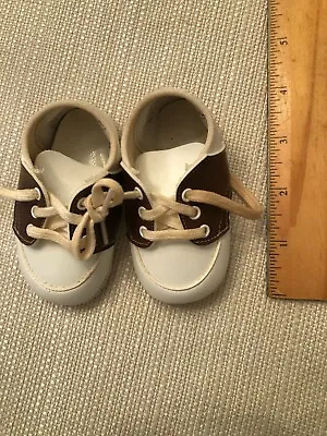 Vintage BLACK & WHITE Saddle Shoes Boys/Girls Infant • $5.95