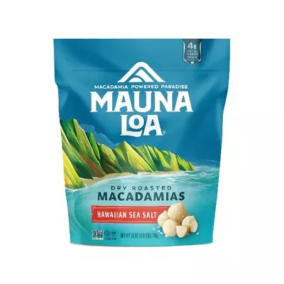 HAWAII MAUNA LOA Macadamias Nuts HAWAIIAN SEA SALT  25 Oz • $45