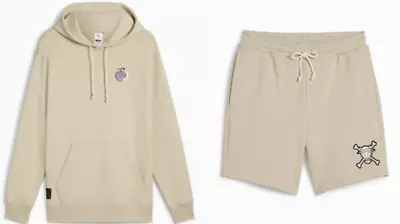 PUMA X One Piece Collection Hoodie Putty & Shorts 7 Inch Putty Set Limited • $199.99