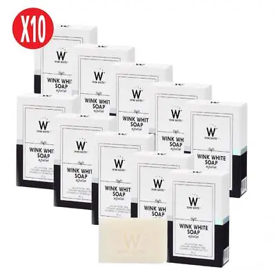 10X WINK WHITE Body Soap Gluta L-Glutathione Cleansing Brightening Skin 80g • $46.55
